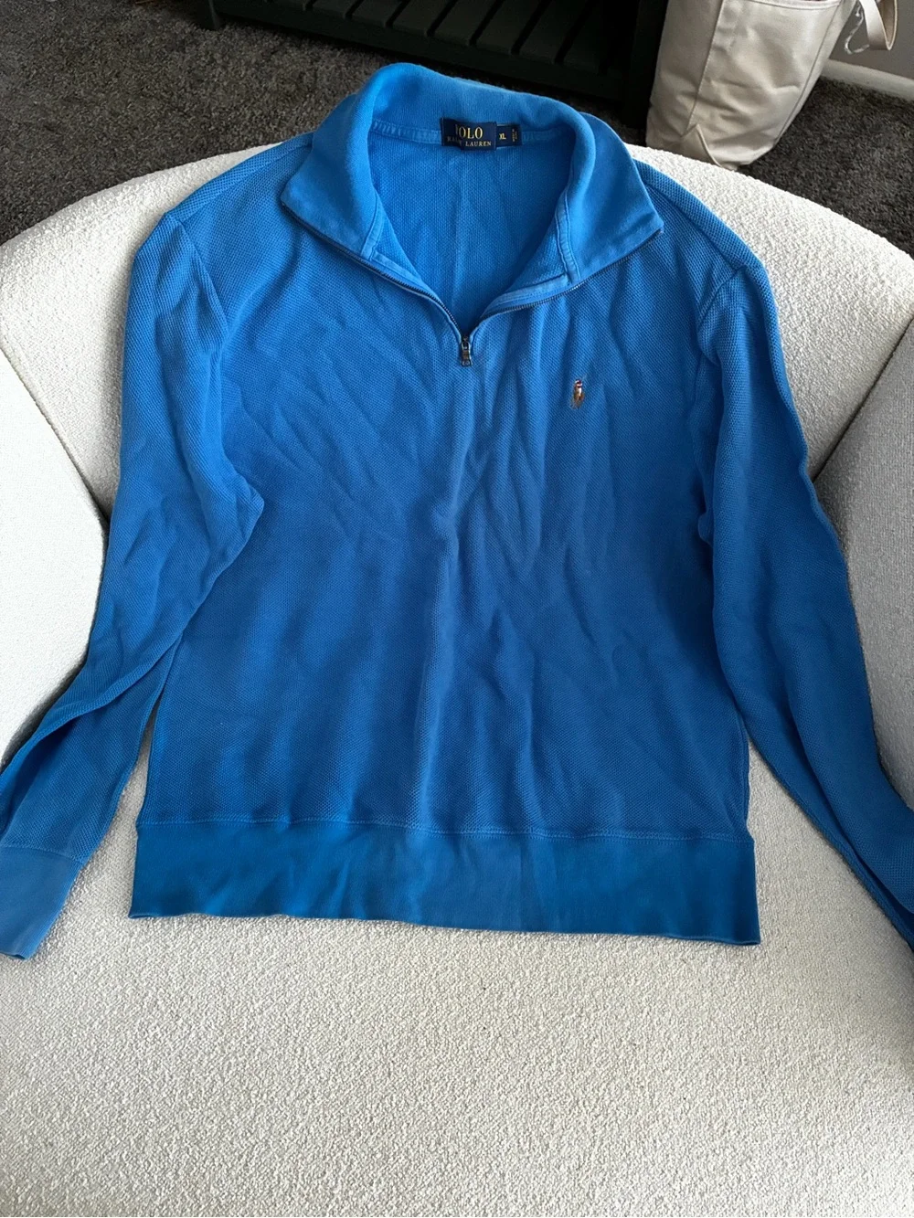 Polo by Ralph Lauren Bright Blue Half-Zip Pullover